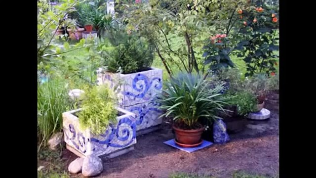 Мозаика своими руками. Идеи для сада. Ландшафтный дизайн.