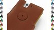 Sony Xperia Z Leather Case - L36H - Book Type (Brown Floater Pattern) by PDair