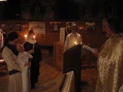 Baptême orthodoxe à Béthanie