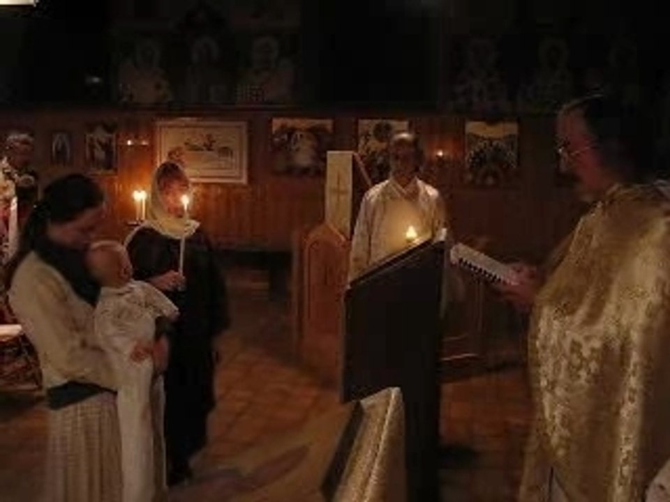 Baptême orthodoxe à Béthanie