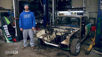 Дрифт на Жигулях. Настройки передней подвески