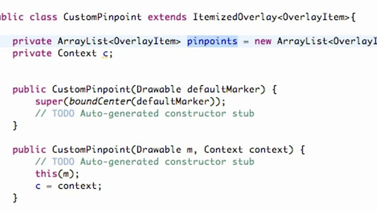 140 - Creating a Custom pinpoint