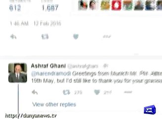 Modi wishes Ashraf Ghani on Twitter, Afghan President Replies it’s Not His Birthday