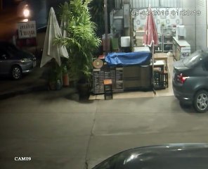 CCTV Captures Car Crash