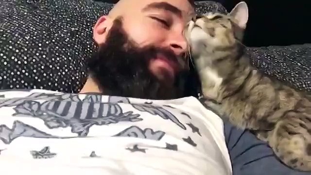 Для своего котика ты не бородатый мужик, а нежная мамочка)