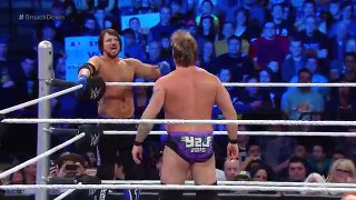 AJ Styles, Chris Jericho vs. The Social Outcasts' Curtis Axel, Adam Rose, February 11..