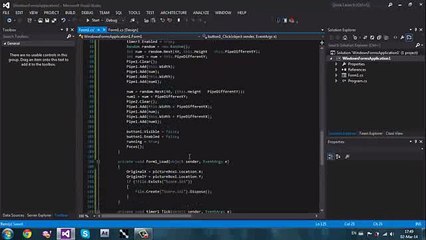 C# How to create a Flappy Bird_clip5
