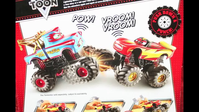 New Power Punch XL Monster Truck Mater Wrestling 2013 Tormentor and Frightening McMean Cars Toons