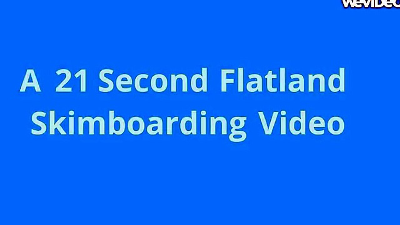 Flatland Skimboarding
