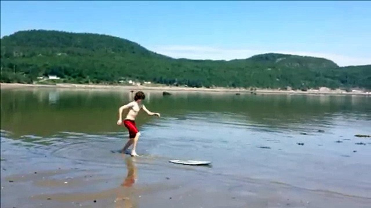 My First Skimboard Time