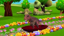 Dinosaurs Cartoons for Children Finger Family Rhymes | Godzilla Finger Family Nursery Rhymes