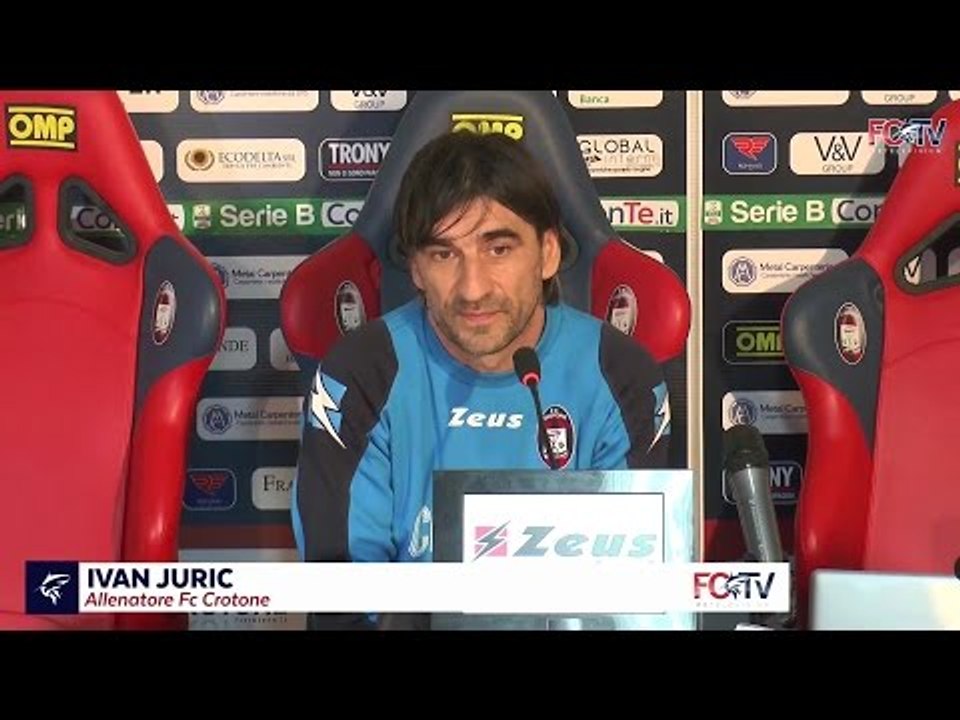 Verso #Crotone-ProVercelli, mister Juric in conferenza