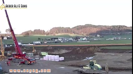 PALFINGER Baureportage Bergheim (Time Lapse - Zeitraffer)