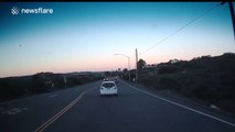 Meteor Streaks Across California Skies
