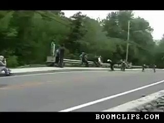 Longboard Chain Wipeout