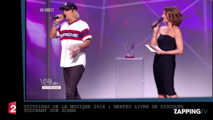 Victoires de la musique 2016 : Nekfeu livre un touchant discours sur scène