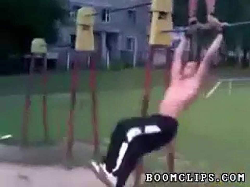 Playground Gymnastics Fail