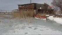 Sivas Tödürge Gölü Buz Tuttu