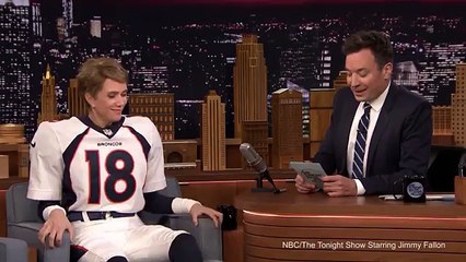 Kristen Wiig on Peyton Manning's favourite pre-match snack