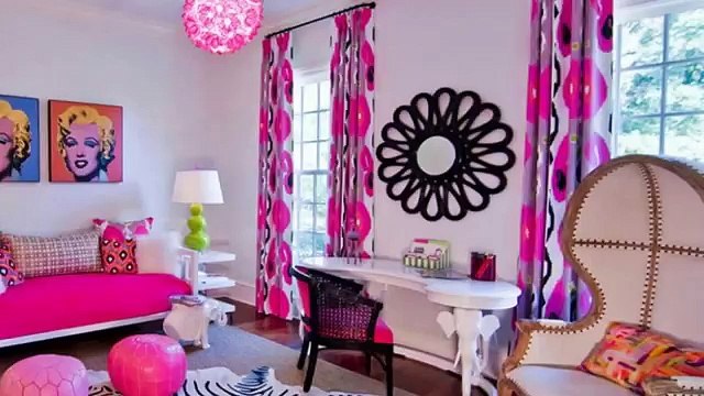 Розовая детская комната для девочки. Сказка для принцессы