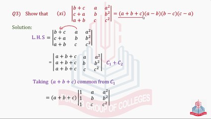 Question No.3 ( Part ix, xi & x )