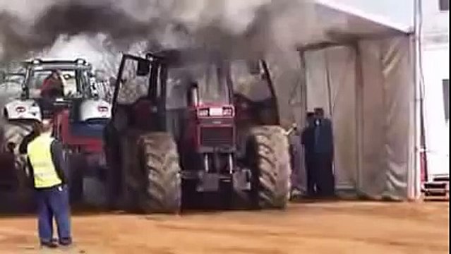 Трактор - Авто приколы - Гонки на тракторах