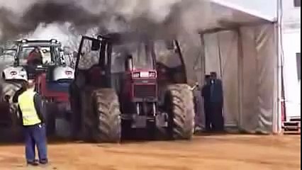 Трактор - Авто приколы - Гонки на тракторах