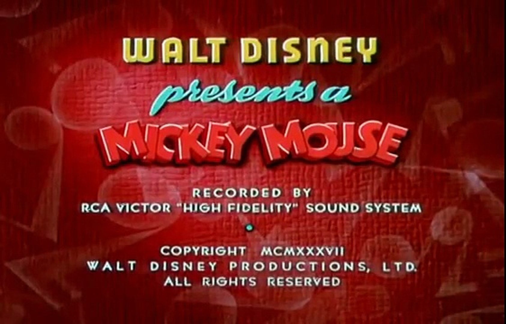 Mickey Mouse - Nettoyeurs de pendules (1937) – Видео Dailymotion