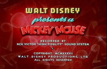 Mickey Mouse - Nettoyeurs de pendules (1937)