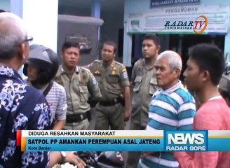 SATPOL PP AMANKAN PEREMPUAN NAKAL