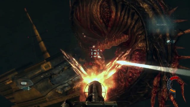 Resident Evil Revelations - Boss Fight Malacoda