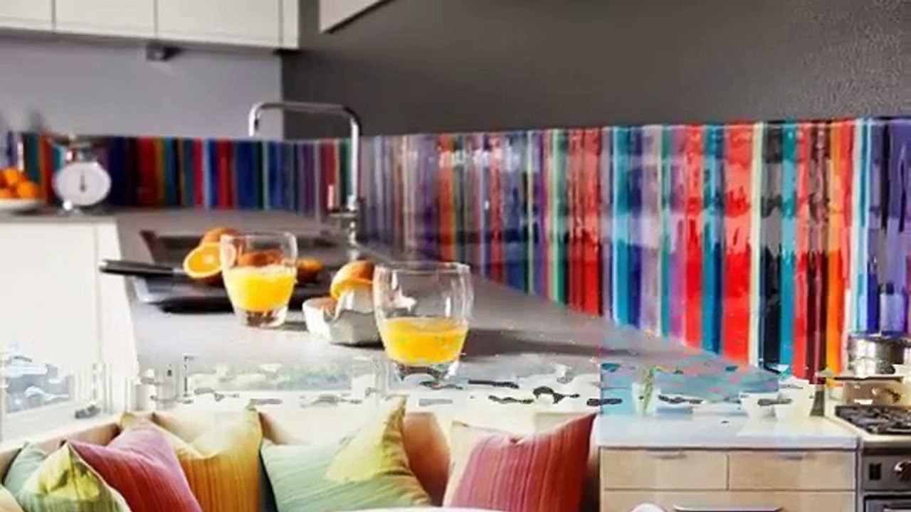 Скинали. Фартук из стекла для кухни