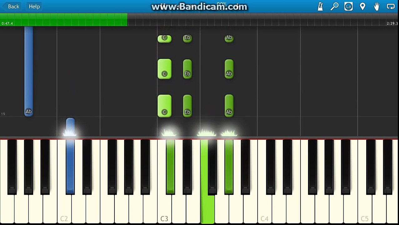 How to Play All of Me On Piano - John Legend - Synthesia Tutorial
