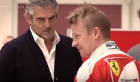 Kimi Räikkönen se hace el asiento para el Ferrari de 2016