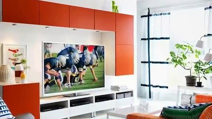 Стенка в зал. Использование в интерьере