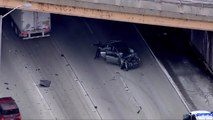 Police pursuit ends in crash on the Eisenhower Expressway