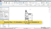 13 01. Creating a door schedule - House in Revit Architecture