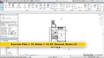 14 02. Adding general notes - House in Revit Architecture