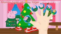 Peppa Pig Christmas Tree Finger Family / Nursery Rhymes