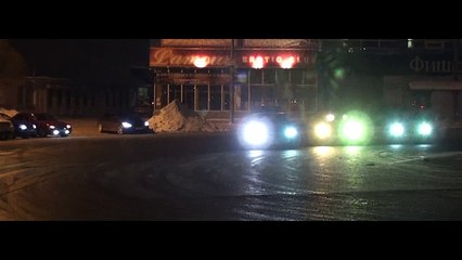 Зимний дрифт + ПОЛИЦИЯ