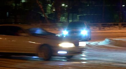 Зимний дрифт в Томске