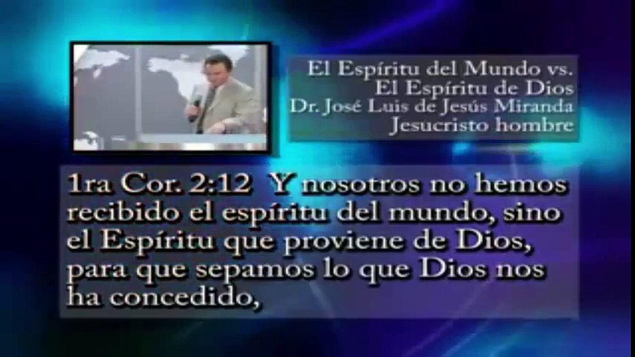 EL ESPÍRITU DEL MUNDO VS EL ESPÍRITU DE DIOS