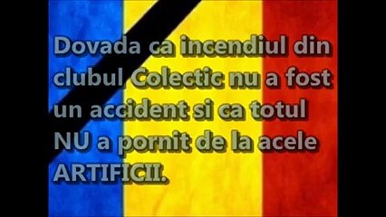 Dovada CLARĂ că incendiul din Colectiv a fost pus intenționat!!