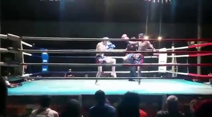 Haider Farman Muay Thai Fight Round 2