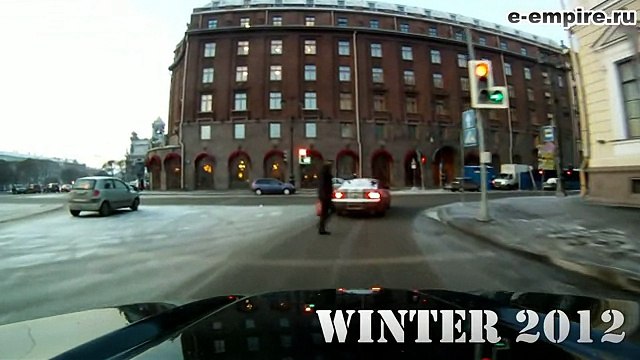 Зимний дрифт. Evil winter drift in Russia