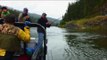 River Salmon Fishing During Spawning Season