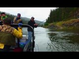 River Salmon Fishing During Spawning Season