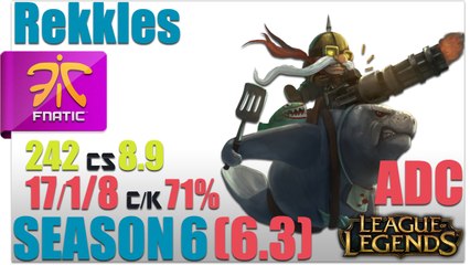Rekkles - Corki ADC - League of Legends