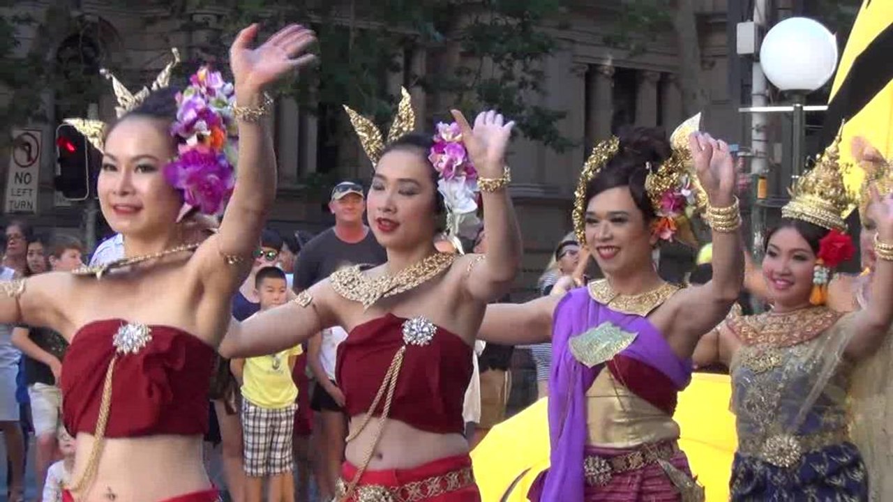 Sydney Chinese New Year 2016 Part 4 of 11 Dancing Tiger, Dancekool,Siam Classic Dance, Sydney 12 Feb 2016