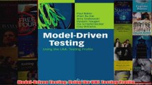 Download PDF  ModelDriven Testing Using the UML Testing Profile FULL FREE
